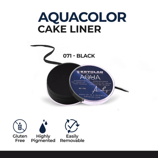 Black Aqua Colour Liner